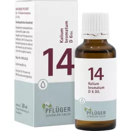 BIOCHEMIE Pflüger 14 Kalium bromatum D 6 dråber, 30 ml