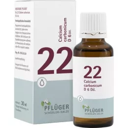 BIOCHEMIE Pflüger 22 Calcium carbonicum D 6 dryp, 30 ml