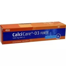 CALCICARE D3 forte brusetabletter, 20 stk