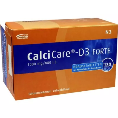 Calcicare D3 forte brusetabletter, 120 stk
