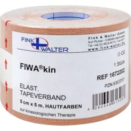 TAPE elastik 5 cmx5 m hudfarvet, 1 stk