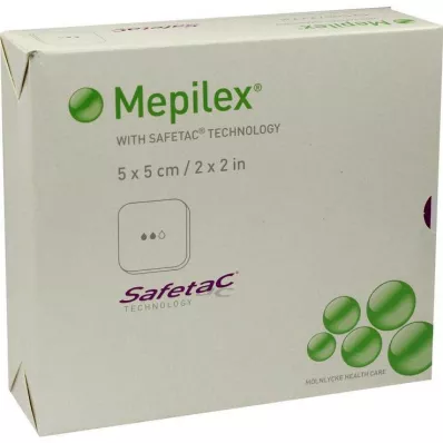 Mepilex 5x5cm bandage, 5 stk