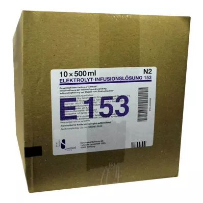 ELEKTROLYT Inf.-Lsg. 153 PE-Flaske, 10X500 ml