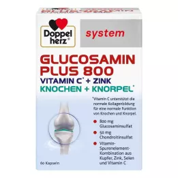 DOPPELHERZ Glucosamin Plus 800 systemkapsler, 60 kapsler
