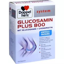 DOPPELHERZ Glucosamin Plus 800 systemkapsler, 120 kapsler