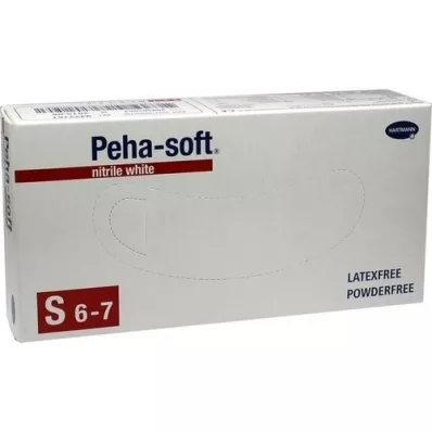 PEHA-SOFT nitril hvid Unt.Hands.unsteril pf S, 100 St