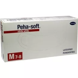 PEHA-SOFT nitril hvid Unt.Hands.usteril pf M, 100 stk