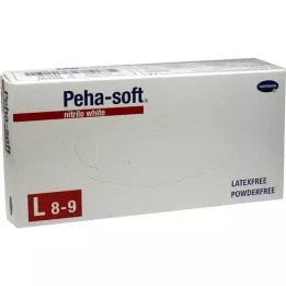 PEHA-SOFT nitril hvid Unt.Hands.unsteril pf L, 100 St