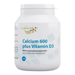 CALCIUM 600 plus D3-tabletter, 60 kapsler