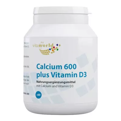 Calcium 600 plus D3 tabletter, 60 stk Calcium 600 plus D3 tabletter, 60 stk