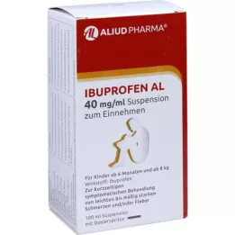 IBUPROFEN AL 40 mg/ml oral suspension, 100 ml