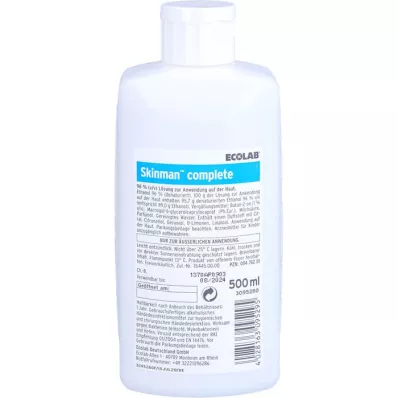 SKINMAN komplet hånddesinfektionsdispenserflaske, 500 ml