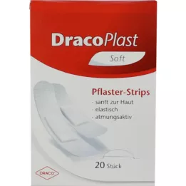 DRACOPLAST Bløde gipsstrimler assorteret, 20 stk