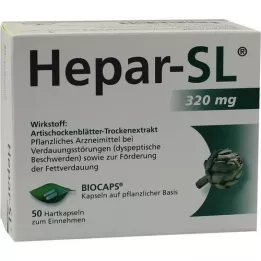 HEPAR-SL 320 mg hårde kapsler, 50 stk