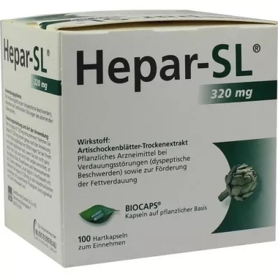 HEPAR-SL 320 mg hårde kapsler, 100 stk