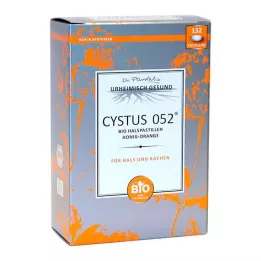 CYSTUS 052 Økologiske halspastiller med honning og appelsin, 132 stk