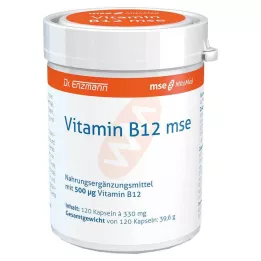 VITAMIN B12 MSE kapsler, 120 kapsler