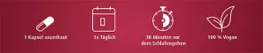 Instructions for use for Melatonin 1 mg kapsler, 50 stk - 2