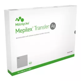 MEPILEX Transfer Ag skumforbinding 15x20 cm steril, 10 stk