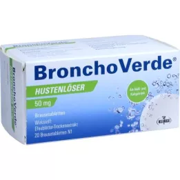 BRONCHOVERDE Hosteløser 50 mg brusetabletter, 20 stk