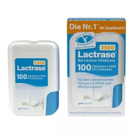 LACTRASE 3.300 FCC Tabletter i klikdispenser, 100 stk