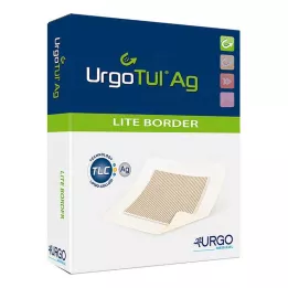 URGOTÜL Ag Lite Border 8x8 cm bandage, 10 stk