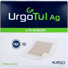 URGOTÜL Ag Lite Border 10x12 cm bandage, 10 stk