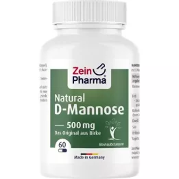 NATURAL D-Mannose 500 mg kapsler, 60 kapsler