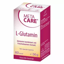META-CARE L-Glutamin-kapsler, 60 kapsler