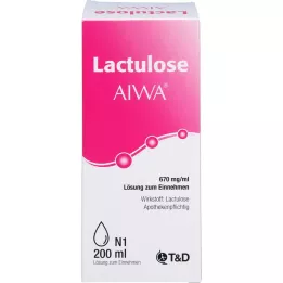 LACTULOSE AIWA 670 mg/ml oral opløsning, 200 ml