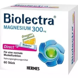 BIOLECTRA Magnesium 300 mg Direct Orange Sticks, 60 stk