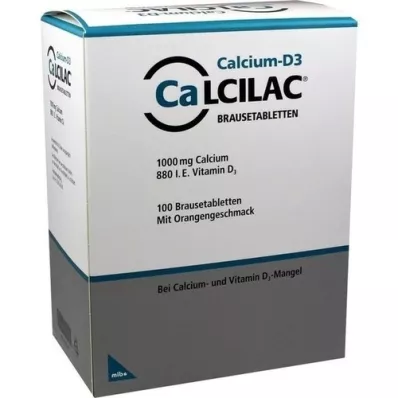 CALCILAC Brusetabletter, 100 stk
