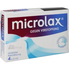 MICROLAX Rektale opløsnings-klyster, 4X5 ml