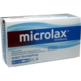 MICROLAX Rektale opløsnings-klyster, 50X5 ml