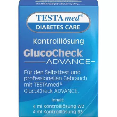 TESTAMED GlucoCheck Advance kontrolopløsning, 4 ml