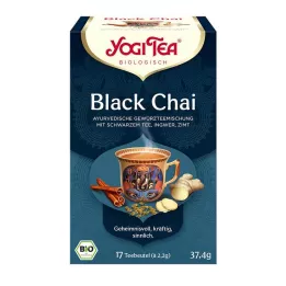 YOGI TEA Sort Chai økologisk filterpose, 17X2,2 g