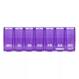 ANABOX 1x7 lilla, 1 stk