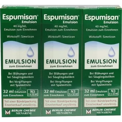 ESPUMISAN Emulsion, 3X32 ml