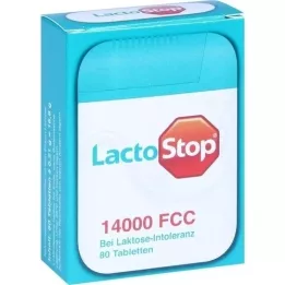 LACTOSTOP 14.000 FCC Tabletsdispenser, 80 stk