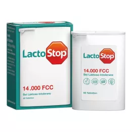 LACTOSTOP 14.000 FCC Tabletsdispenser, 80 stk