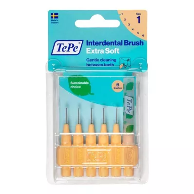 Tepe interdentalbørste x-soft 0,45mm, 6 stk Tepe interdentalbørste x-soft 0,45mm, 6 stk
