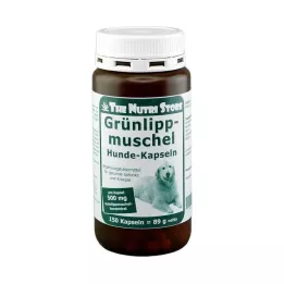 GRÜNLIPPMUSCHEL 500 mg kapsler til hunde, 150 stk