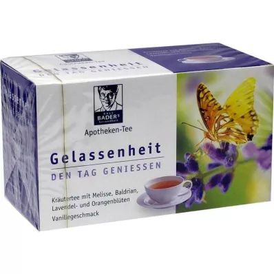 BADERS Apotheken Tee Gelassenheit filterposer, 20 stk