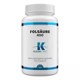FOLSÄURE 400 µg kapsler, 100 stk