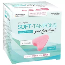 SOFT TAMPONS normal, 3 buc