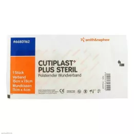 CUTIPLAST Plus steril 7,8x15 cm forbinding, 1 stk
