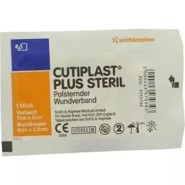 CUTIPLAST Plus steril 5x7 cm forbinding, 1 stk