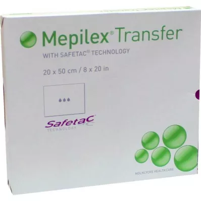 Mepilex Transfer sårbandage 20X50cm steril, 4 stk