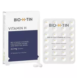BIO-H-TIN H-vitamin 2,5 mg i 4 uger tabletter, 28 stk
