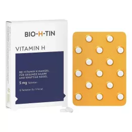 BIO-H-TIN H-vitamin 5 mg til 1 måned tabletter, 15 stk
